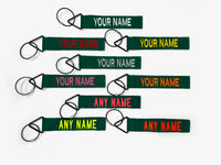 Limited Edition Split Text Tags - Forest Green Tags