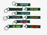 Limited Edition Split Text Tags - Forest Green Tags