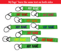 My Tags™ - Neon Green Tags