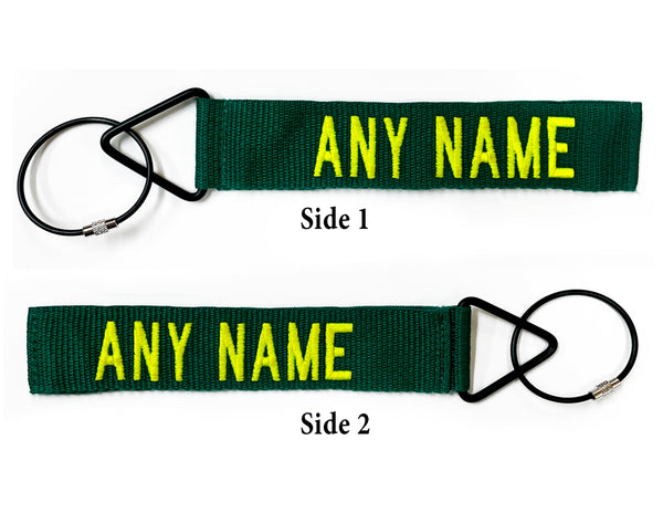 Limited Edition Split Text Tags - Forest Green Tags